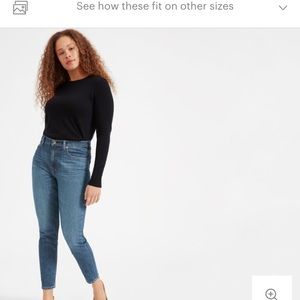 Everlane: The High Rise Skinny Jean (Ankle)